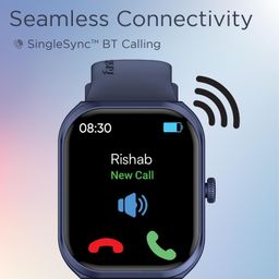 Fastrack Limitless FS2+ Smart Watch, 2.01" UltraVU Display, Functional Crown, SingleSync BT Calling, 110+ Sports Modes, 200+ Smartwatch Faces, Upto 7 Day Battery, AI Voice Assistant (Blue) image 3
