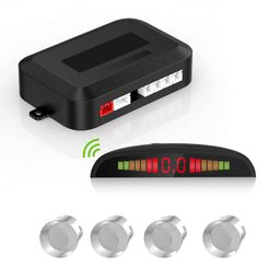 COOL 'N' COOL Car Back Parking Sensor System With Buzzer Sound Led Display For Tata Nano GenX eMax XM (SILVER) image 1