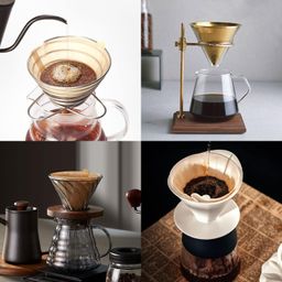 FITVERT 100 Pieces Cone Shaped Natural Paper Coffee Filters for Pour Over and Drip Maker - Disposable Filters for Coffee Dripper image 5