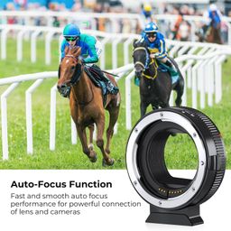 K&F Concept EF to EOS R Adapter, Auto Focus EF EF-S Lens to RF Mount Adapter with Removable Tripod Mount Compatible with Canon EF EF-S EOS RP R R6 R5 Cameras image 3