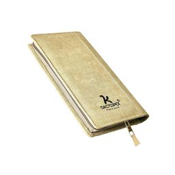 dacto2pick Passport Holder Wallet with Multiple Hidden Compartments and Chain Pocket for Coins, Cash, USB, and Sim Ejector - Sleek and Stylish Design for Secure and Easy Travel Beige Colour image 1