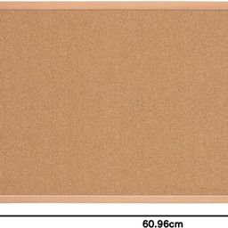 Quartet Oak Cork Frame Bulletin Display Board, 23 x 17 inches image 5