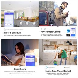 Duluck Wi-Fi Smart Plug, for Small Appliances (10A) Compatible with Alexa & Google Assistant image 4