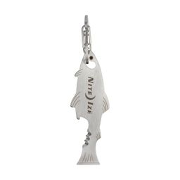 Nite Ize Doohickey Fishkey Key Tool, Silver Multi-tool Keychain Multi-tool image 2