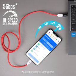 ZEBRONICS CTA1 USB Type C to Type A Converter, USB 3.0, High-Speed Data Transfer, Backward Compatibility, Plug and Play, for Laptops | PC | Compatible Devices image 3