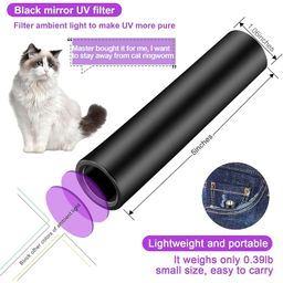 MULZI Rechargeable UV Torch Light, 395 NM LED Ultraviolet Torch, Black Light UV Lamp for Pet Dog Urine Detection, Fluorescent Detection, Resin Curing, Woods Flashlights image 2