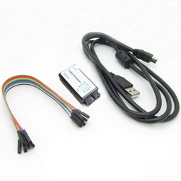 HiLetgo USB Logic Analyzer Device with EMI Ferrite Ring USB Cable 24MHz 8CH 24MHz 8 Channel UART IIC SPI Debug(Gray) image 1