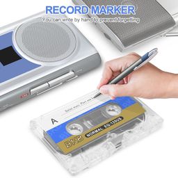 voocme Low Noise Audio Cassettes, Empty Audio Cassettes for Music Cassettes, Low Noise High Performance, 45/90 Minutes, Magnetic Tape, for Lectures, Seminars, Everyday Recordings image 5
