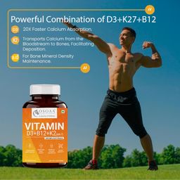 Vitamin D3 K2 MK7 Supplement - 120 Tablets | Vitamin D3 (600 IU) | Promotes Calcium Absorption, Bone Health, Muscle Strength & Immunity | Plant Based Vitamin D3- Lichen Source image 3