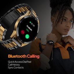 Fire-Boltt Talk Bluetooth Calling Smartwatch, 1.39" TFT Display with Dual Button, Hands On Voice Assistance, 120 Sports Modes, in Built Mic & Speaker (Talk, Black Dual) image 5