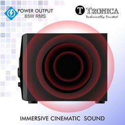 TRONICA 65W Donald 7.1 Home Theatre System with RGB LED Lights, Remote Control, Bluetooth Speaker Set, Cafe Speaker,FM,Pendrive,Smart TV Support image 3