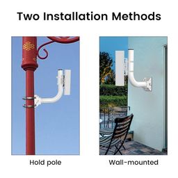 Universal Wireless Bridge Bracket Mount, Outdoor Wireless Bridge Bracket Mount, Pole Mount for Point-to-Point AP Access, Adjustable Bracket for Wall, Eave or Roof Mounting(2 Pack) image 2