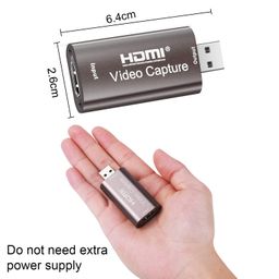 Microware Audio Video HDMI Capture Cards, HDMI to USB 2.0, HDMI Capture Device 1080p60, Record via DSLR Camcorder for High Definition Acquisition, Live Broadcasting and More, Game Capture Card image 5