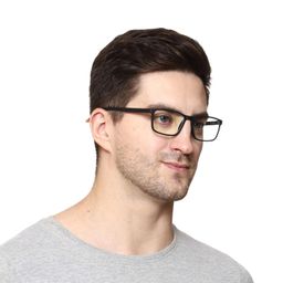 Aferlite® Unisex Zero Power Computer glasses CR 39 Lens Blue Block TR90 Frame | Medium image 4
