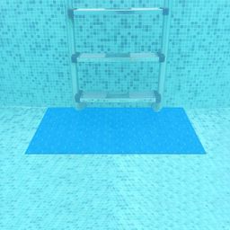 F FABOBJECTS® Swimming Pool Ladder Mat | Protective Pool Ladder Pad Step Mat - Swimming Pool Accessories Copper Pattern Step Pads Safety Liner for Swimming Pools image 3