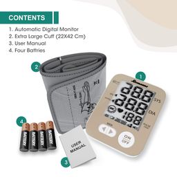 Romsons BPX Plus - Fully Automatic Digital Blood Pressure BP Monitor, Upper Arm BP Checking Machine for Accurate Measurement image 5