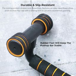 Boldfit Push Up Bar Stand For Gym & Home Exercise (Multicolor) image 4