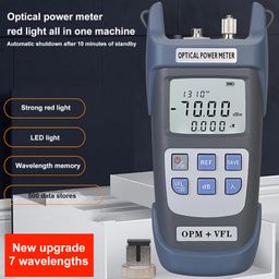 ljcm Optical Power Meter, Optic Cable Tester Sensitive Chip Calibration Function Robust Fiber Cable Detector 15KM 15MW ‑70 to +10dbm Visual Fault Locator image 4