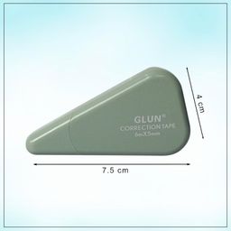 glun GLUN® Multipurpose Correction Tape 6m Length Total Length 36 Meter Pack of 6, White Strip Error Correction Tape with Front Cap for Office, School, Project and Assignment Use image 5