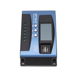 Hyuduo 24-60V Solar Engergy System Controller, MPPT Charge Controller, Renewable Energy System Controller with LCD Display for Home Industrial, 80A image 1