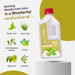 Nutriorg Nutri Fit Juice 1Ltr, Herbal Juice with Green Tea, Amla, Aloe Vera, Gurmar & Guggul,Supports Weight Loss, Fat Burning & Metabolism,100% Pure & Natural Detox & Appetite Control image 4