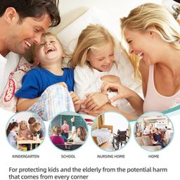 Urbanic HOMEESENTIA Silicone Corner Protectors for Sharp Edges Transparent Table & Furniture Edge Guards, Baby Proofing Bed & Table Corners - Pack of 8 image 5
