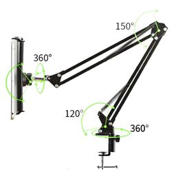 SUBTON Overhead Tripod Gooseneck Mobile Stand for YouTube Video Recording Online Classes Cooking and Sketch Videos | Compatible with All Smartphones Tabletop image 4