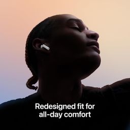 Apple AirPods 4 Wireless Earbuds, Bluetooth Headphones, Personalised Spatial Audio, Sweat and Water Resistant, USB-C Charging Case, H2 Chip, Up to 30 Hours of Battery Life, Effortless Setup for iPhone image 3