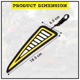 OBEROI'S TRADERS R15 V2 / V3 / V4 & M Waterproof Flexible Strip Rear DRL Light with Running LED Indicator for Yamaha R15 All Model Bikes (White-Amber) image 3