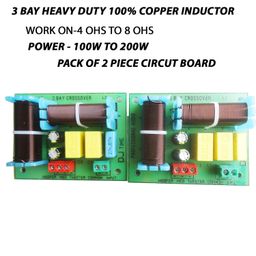 Audio Crossover Network Board, 3-Way 100 to 200W Speaker Frequency Divider,(Pack of 2) heavy duty 100% pure copper inductor 4 to 8 ohms image 2