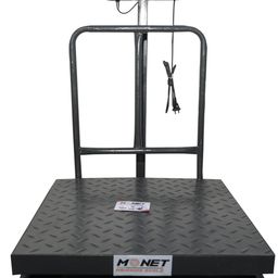 Monet Weighing scale 500 kg Mild Steel (MS); 24x24 Inch/600 * 600mm; Heavy Duty Platform Scale; Accuracy 50g; 2 Days Battery Backup; Accurate; Boost Productivity & Efficiency (Home & Personal Use) image 1
