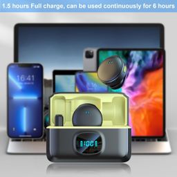 ZINGYOU Micrphone for iPhone iPad with 7H Charge Case,2pcs Mini Microphone Professional Wireless Lavalier Microphone,for Video Recording/Vlog/TikTok/YouTube/Interview 70ft (Round MIC) image 4