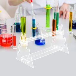 Ladder Straw Rack Test Tube Holder for Chemistry Test Tube Stand Test Tube Display Rack Sampling Tube Holder Pipette Holder Test Tubes Display Rack Test Tube Rack Tubes Rack image 3