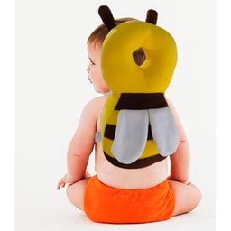 KIDVYANSHI Head Protector Cushion Plush Soft Toy Early Learning Toy Fall Protection Helmet Baby Head Protector Child Adjustable Shoulder Strap (Head Protector)(Yellow) image 3