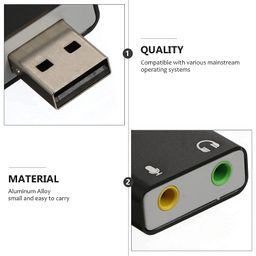 LIMESHOT USB 2.0 to 3.5mm Jack Audio Adapter, USB Audio Adapter External USB Stereo Sound Card w/3.5mm Headset and Microphone Jack for Windows, Mac, Linux, PS4, PS5, Mac Book Pro image 4
