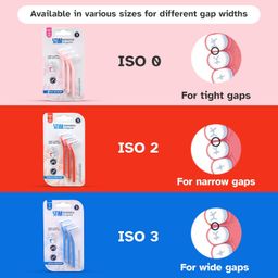 STIM Interdental Angular Multi Pack for Narrow Gaps, Wide Gaps & Tight Gaps | Easy Cleaning Between Teeth | Dentist Recommended (Multipack, Pack of 1) image 4