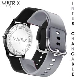 matrix Swap Analog Black Dial Watch with Interchangeable Straps for Men & Boys image 3