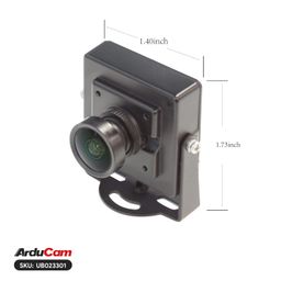 Arducam 5MP Wide Angle USB Camera with Mini Metal Case, 1/4" CMOS OV5648 Mini UVC USB2.0 Video Webcam with Microphone for Windows, Linux, Android, and Mac OS image 3