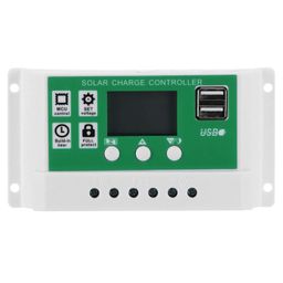 wowobjects WowObjects® doa 50A12V 24V MPPT Solar Control Regulator Solar Panel Regulator Renewable Energy Controllers with LCD Display & Overheating Overcurrent Short Circuit Protection Solar Charge Controller image 1