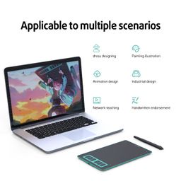XENX P1640 Digital Graphics Tablet (6x4 inch, 6 Shortcut Keys, 8192 Pressure Levels,Battery-Free, Windows, MacOS and Android Supported) Drawing Pen Tablet for Digital Art & Education image 5