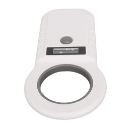 kufoo Animal Tag Scanner, Rechargeable Pet Microchip Reader Handheld Portable 2.4G Bluetooth for Resource Management (White) image 4