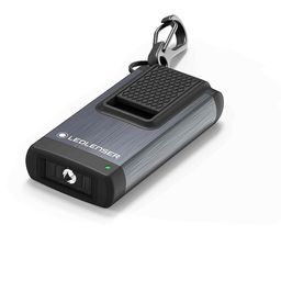 LEDLENSER K4R Grey Keychain Light | LED Configuration - Power LED | Luminosity - MAX 120 lm | Lighting Range - MAX 30 m |Rechargeable - Yes | Every Day Carrying image 1