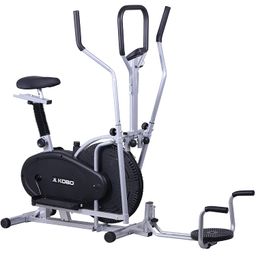 Kobo Multi Function 4 in 1 Exercise Bike Elliptical Trainer with Cycling, Cross Trainer, Twister & Push Up image 1