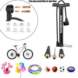 amardeep cycles ROCKBROS Mini Bicycle Pump with High Pressure Buffer Easiest use with Both Presta and Schrader Valves use for Cycle, Bike, Handball, Basketball, Volleyball, Football image 5