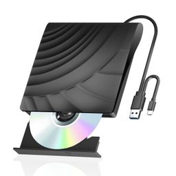 yaeonku External Blu Ray Drive, Portable Bluray Drives CD DVD BD Reader, USB 3.0 Type-C Slim Optical CD/DVD Blu Ray Burner for MacBook Laptop Desktop PC Compatible with Mac OS Windows XP/7/8/10/11 image 1