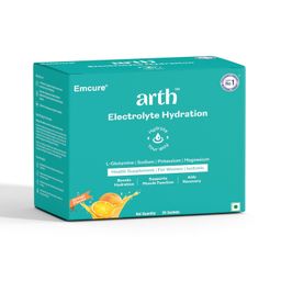 Arth Electrolyte Hydration | Rapid Isotonic Electrolytes Powder for Women | 20g x 20 Sachets | Orange Flavor | Energy Boosters | Reduces Cramps & Fatigue | Electrolytes No Added Sugar | Caffeine-Free image 1