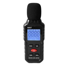 Decibel Meter, 30-130dB Digital Sound Level Meter with High Sensitivity and Accuracy, Backlit Screen, Windproof Design image 1