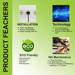 Shyam Innovation Ultra Frequency Frog Repellent Chemical-Free,Damage-Free Repeller for Home,Room,Office & Hotel,Ideal for Indoor Use with Multiple Frequency Technology System,Noisy Sound Wave Machine image 4