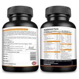asitis nutrition AS-IT-IS Nutrition ATOM Daily Multivitamin for Men & Women, 60 Capsules | Powerful Blend of 31 Vital Nutrients - Vitamins, Minerals, Herbal extracts & Probiotic for Enhancing Energy, Stamina & immunity| Supports Bone, Skin & Overall Health image 3