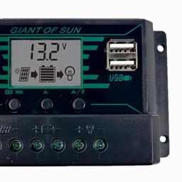 generic Meri Shop 20-60A MPPT PWM Solar Panel Battery Regulator Charge Controller LCD Display 40A image 3